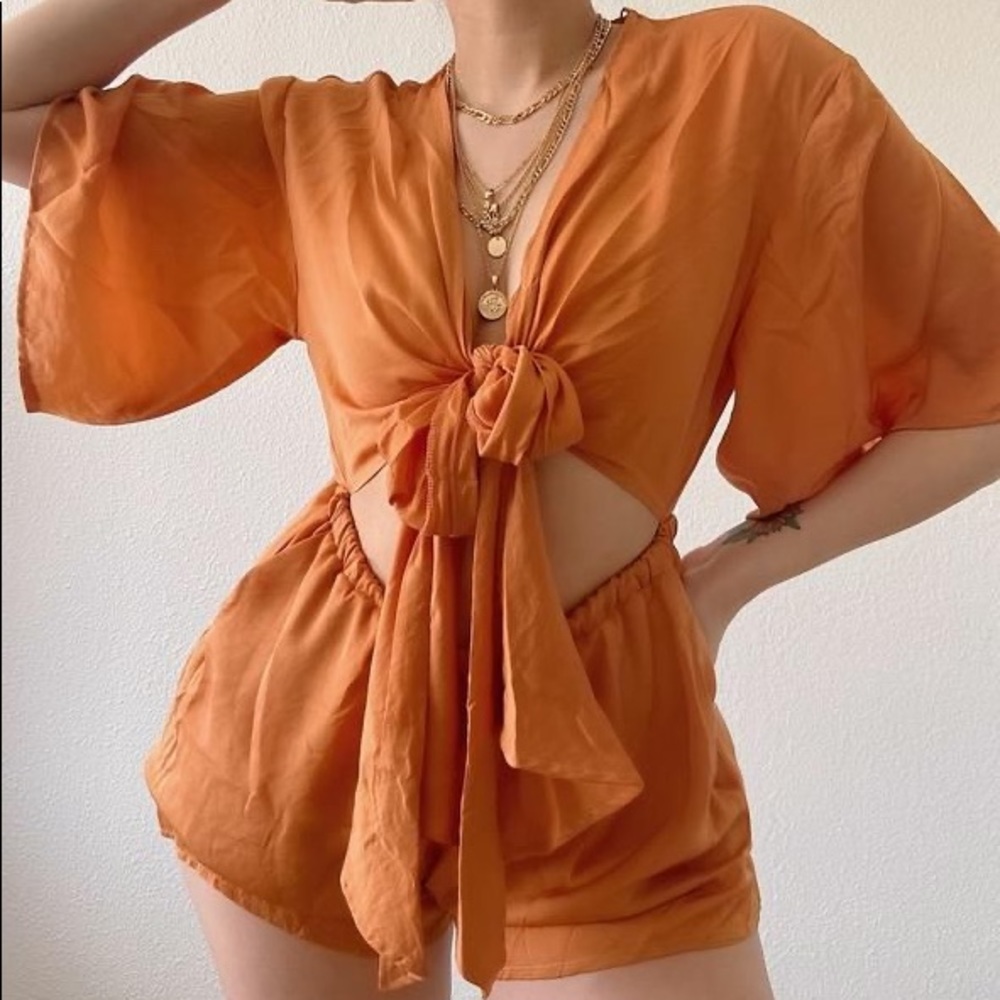 Bronze Romper